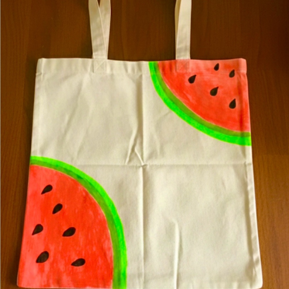 Watermelon Cotton Tote Bag